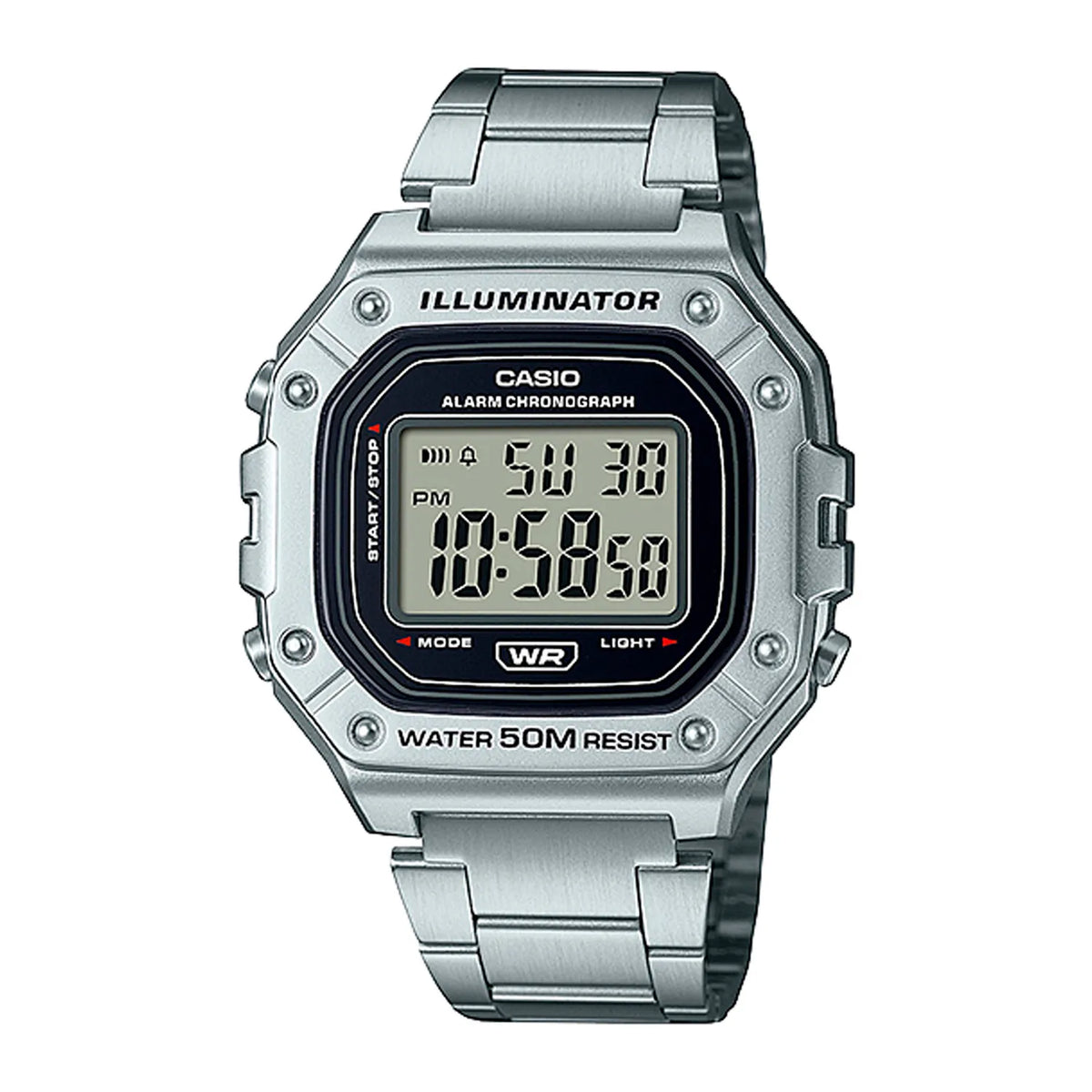 Reloj W-218hd-1av Hombre Digital Metal CASIO